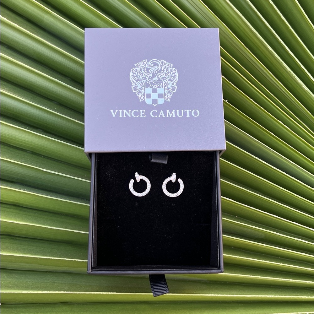 Vince Camuto Ayla Earrings With  Lavender Gift Box NWT